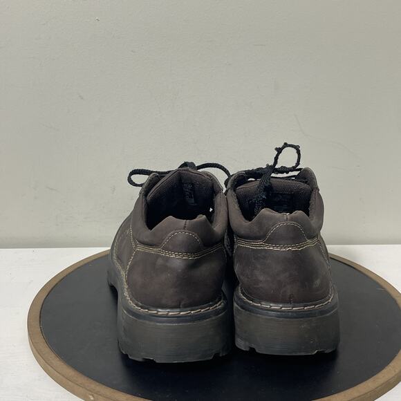VTG‎ Gotcha Shoes Mens Size 13 Black Brown Casual Workwear Lace Up Chunky 90s - Picture 9 of 11